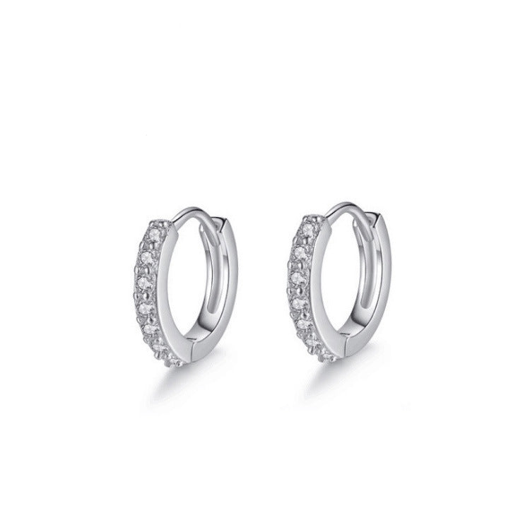 Temperament Black And White Zircon Auricular Ring – Gift Ideas — 1