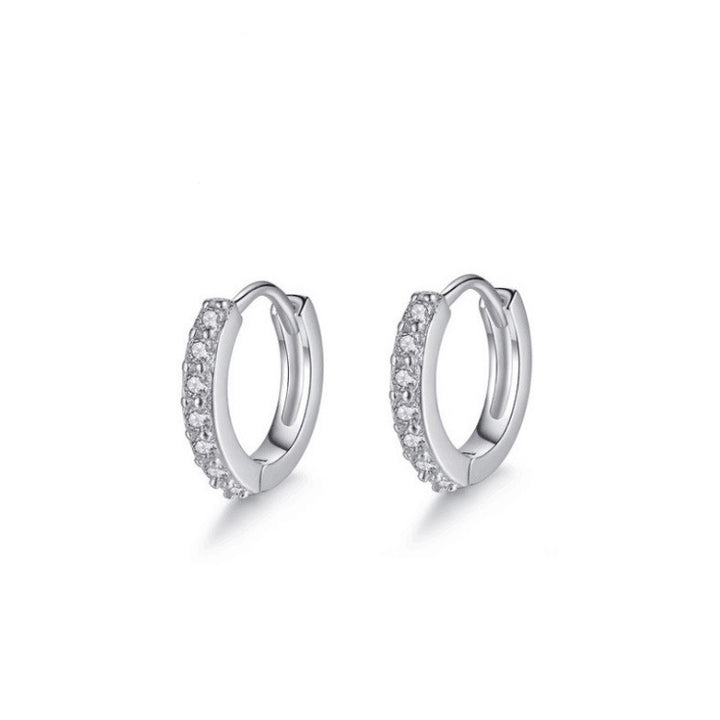 Temperament Black And White Zircon Auricular Ring – Gift Ideas — 1