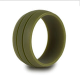 Wide double slot silicone ring – Small Gift Ideas — 5