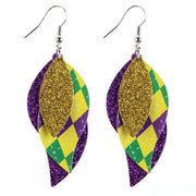 Multi-Layer Stitching Leather Earrings – Everyday Gifts — 9