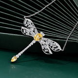 Dragonfly Pendant Water Drop Clavicle Chain – Jewelry Gift Ideas — 3