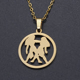 Titanium Steel Constellation Symbol Necklace – Jewelry Gift Ideas — 3