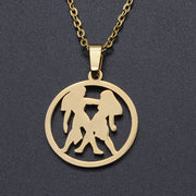 Titanium Steel Constellation Symbol Necklace – Jewelry Gift Ideas — 3