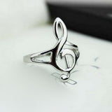 Unique Hollow Out Musical Notes Rings For Women – Jewelry Gift Ideas — 5