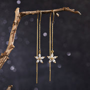 Simple Zircon Earrings Small Flower Bee Pendant – Jewelry Gift Ideas — 5