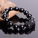 Fashion Black Gold Brave Beaded Bracelet – Stylish Gifts — 6