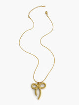 Fashionable Design Titanium Steel Bow Necklace – Jewelry Gift Ideas — 5