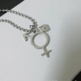 Simple Personality Men And Women Logo Pendant – Jewelry Gift Ideas — 4