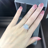 Micro-Set Princess Ring Simulation Diamond – Jewelry Gift Ideas — 3