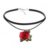 Acrylic rose necklace – Jewelry Gift Ideas — 1