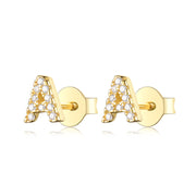S925 Pure Silver Ear Nail With 24 Letters – Beauty Gifts — 13