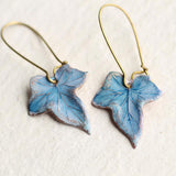 Creative Jagged Faux Wood Gold Leaf Earrings – Everyday Gifts — 5