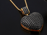 Luxury Big Heart Shape Pendant Necklace Ring – Jewelry Gift Ideas — 10