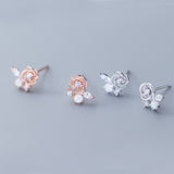 Woven flower earrings – Thoughtful Gifts — 3
