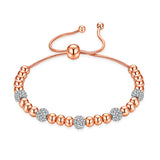 Titanium steel rose gold color gold bracelet – Jewelry Gift Ideas — 5