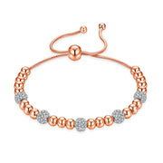 Titanium steel rose gold color gold bracelet – Jewelry Gift Ideas — 5