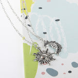 Moon Pendant Vintage Good Friend Couple Necklace – Jewelry Gift Ideas — 3