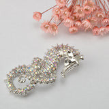 Ocean Series Fashion Diamond Seahorse Brooch – Stylish Gifts — 6