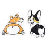 Shiba Inu Alice Love Heart Drop Brooch Alloy – Jewelry Gift Ideas — 5
