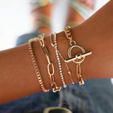 Alloy Geometric Electroplating Bracelet – Jewelry Gift Ideas — 5