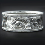 Men And Women Gaze At Embossed Alloy Ring – Gifts for Her — 7