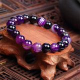 Bracelet En Pierre Naturelle Violet Pour Femme – Jewelry Gift Ideas — 2
