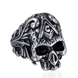Punk Stainless Steel Men's Masonic Skull Ring – Gifts for Him — 1