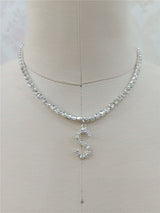 Custom silver tennis personalized name choker – Jewelry Gift Ideas — 3