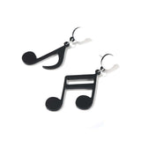 Acrylic note earrings – Small Gift Ideas — 3
