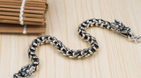S925 silver bold domineering men's faucet bracelet – Gifts for Him — 8