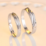 Couple love intertwined ring – Gifts for Couples — 5