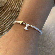 26 Letters White Shell Beaded Bracelet Women – Jewelry Gift Ideas — 20