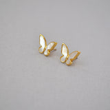 Shell mother butterfly earrings – Gifts for Her — 2