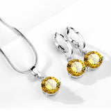 Water Drop Necklace Earring Set – Jewelry Gift Ideas — 7