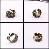 Exaggerated Hipster Retro Hollow Leaf Ring – Useful Gifts — 2