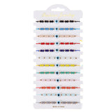 Women's Crystal Rice Beaded Braided Bracelet – Jewelry Gift Ideas — 3