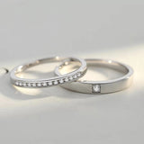 Couple Ring A Pair Of Men And Women With Diamonds – Gifts for Her — 1