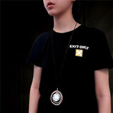 Concentric circle with sweater chain female – Gifts for Her — 3
