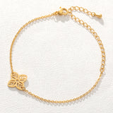 Women's Hollow Four-leaf Clover Stainless Steel – Jewelry Gift Ideas — 3