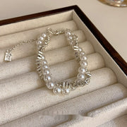 Women's Fashion Temperament Pearl Heart Bracelet – Jewelry Gift Ideas — 9