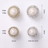 Pearl Drill Buckle Metal Coat Button Advanced Sense – Everyday Gifts — 5