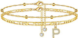 26 Letters Anklet Zircon Letters Simple – Meaningful Gifts — 16