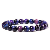 Natural Stone Color Scattered Beads 8mm Bead Bracelets – Useful Gifts — 2