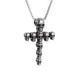 Vintage Skull Cross Pendant Necklace – Jewelry Gift Ideas — 7