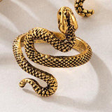 Snake Pattern Ring Punk 4-piece Ring Set – Useful Gifts — 17