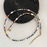 Colorful Glass Beads Mixed Necklace – Jewelry Gift Ideas — 2