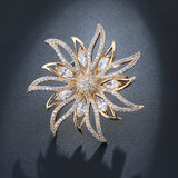 Flame Wreath Brooch Corsage Women's Coat Collar – Jewelry Gift Ideas — 4