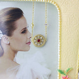 Vintage Disc Natural Ruby Bracelet – Jewelry Gift Ideas — 4
