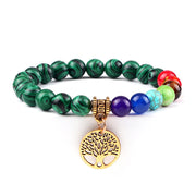 Creative 8mm Beads Tree Of Life Pendant Bracelet – Jewelry Gift Ideas — 14