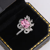 Special-interest Design Full Diamond Ring Female High – Gifts for Her — 4